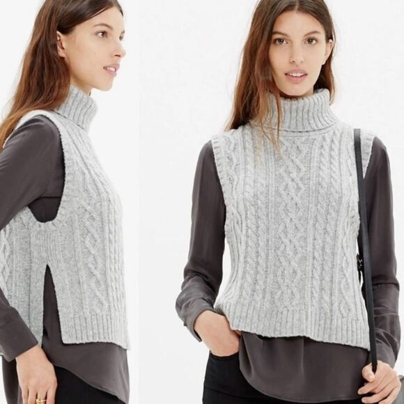 Madewell‎ Sleeveless Turtleneck Sweater XS - Picture 1 of 6
